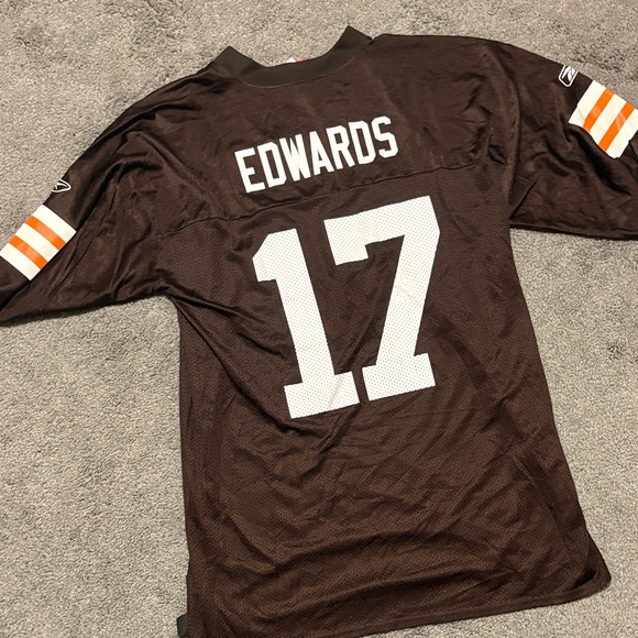 Browns Football Jersey #17 Edwards - Picture 4 of 4